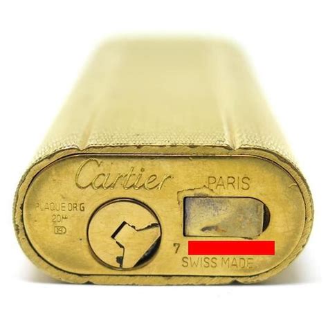 vintage cartier lighter gold plated 20 microns|cartier lighter vintage for sale .